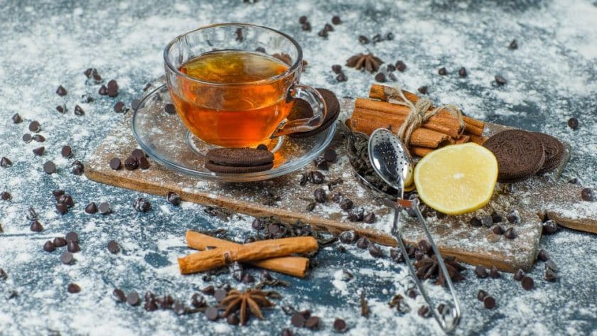 rozgrzewająca herbata