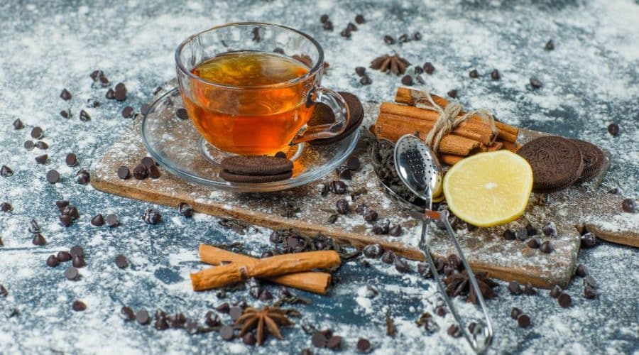 rozgrzewająca herbata